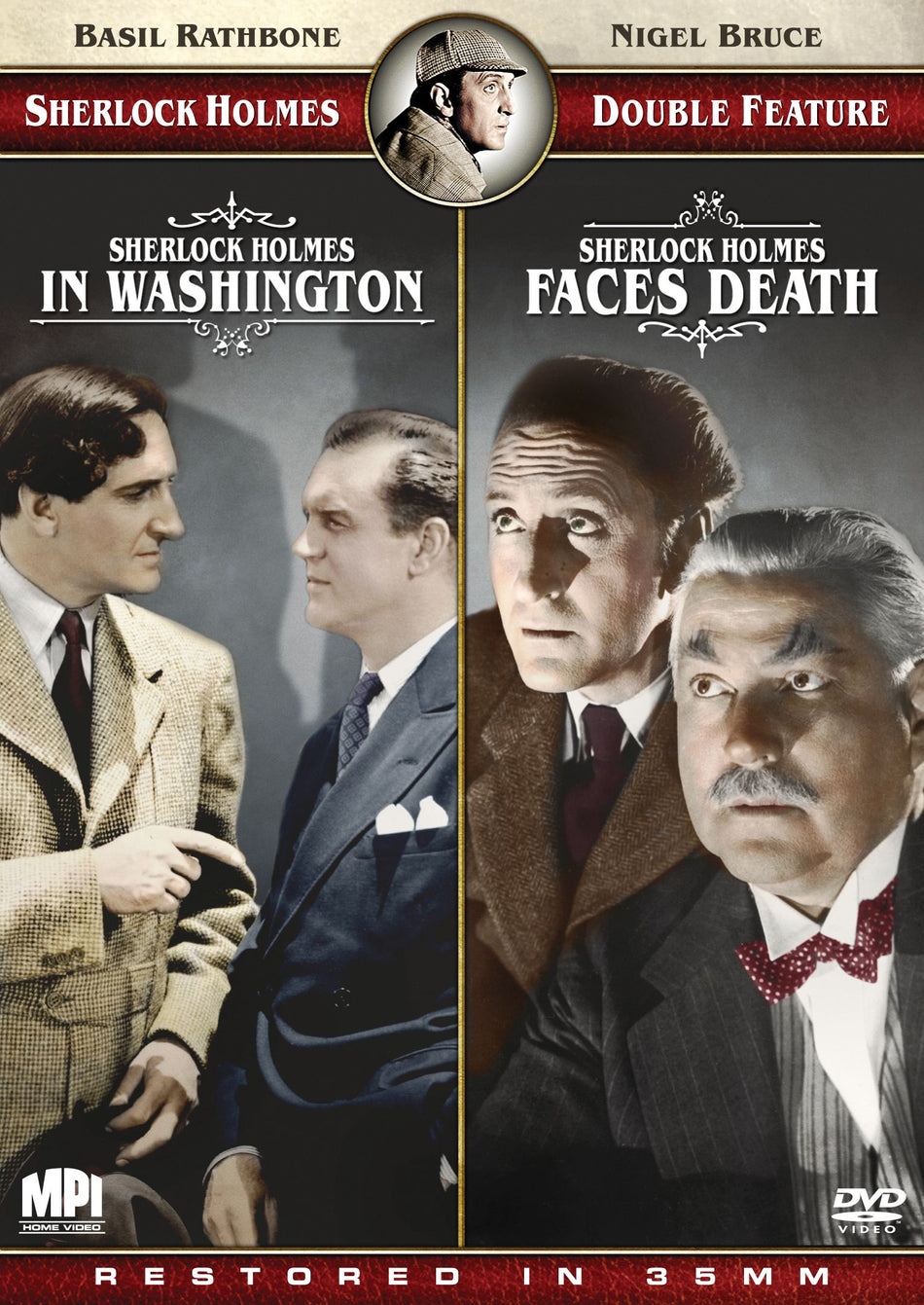Sherlock Holmes Double Feature: Sherlock Holmes Faces Death And In Washington