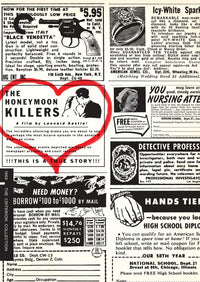Honeymoon Killers, The Dvd