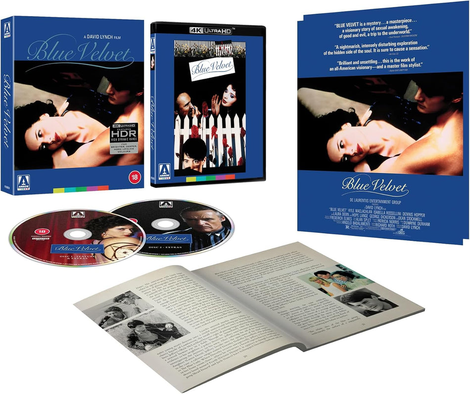 Blue Velvet Limited Edition 4K UHD + Blu-ray (Region B) Import
