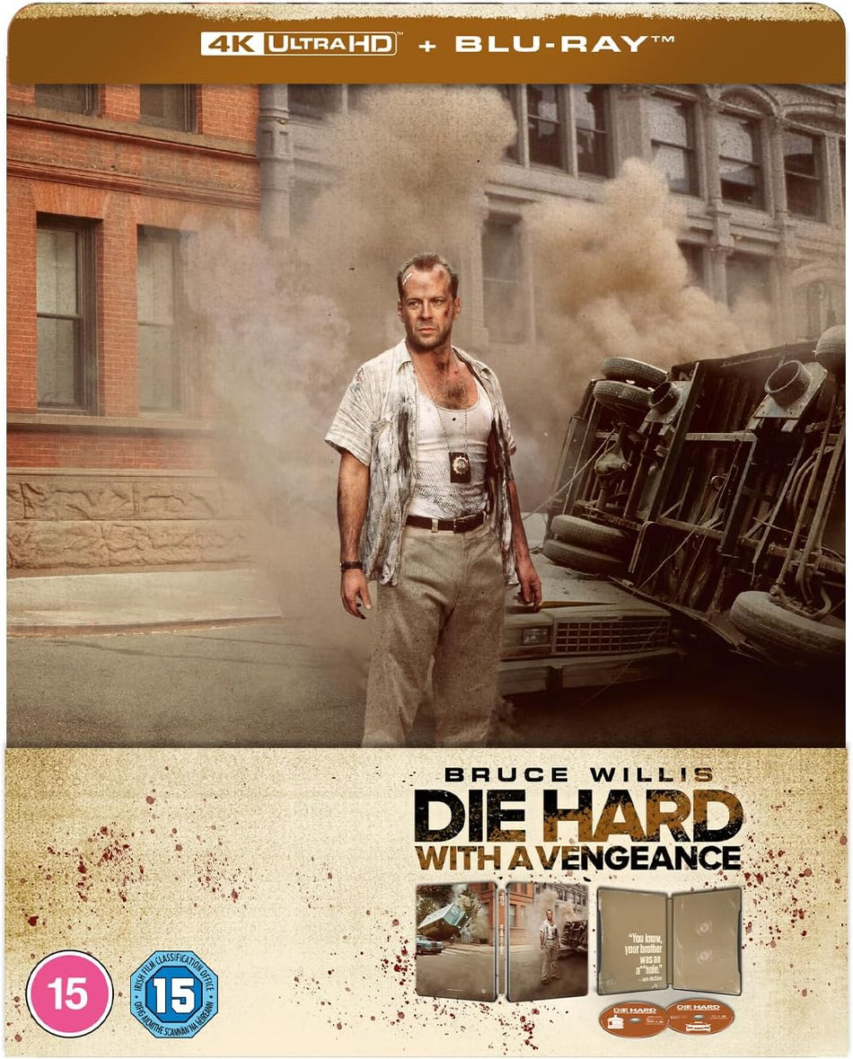 Die Hard 3 - Die Hard With A Vengeance Limited Edition Steelbook 4K Ultra HD + Blu-Ray (Region B)