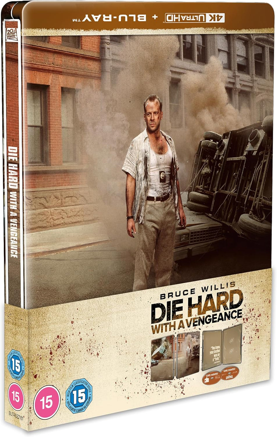 Die Hard 3 - Die Hard With A Vengeance Limited Edition Steelbook 4K Ultra HD + Blu-Ray (Region B)
