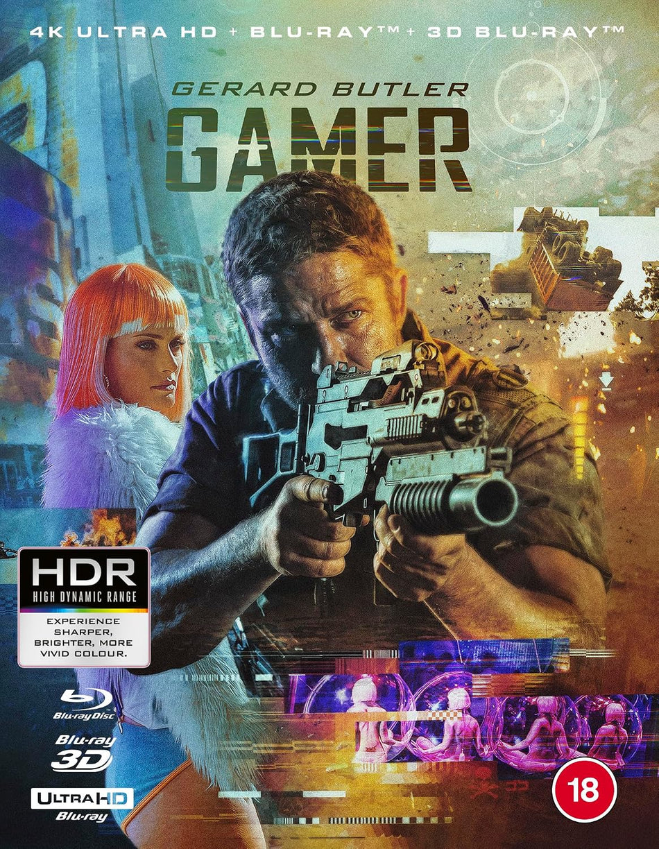 Gamer 4K UHD + 3D+2D + Blu-ray (Region B) Import