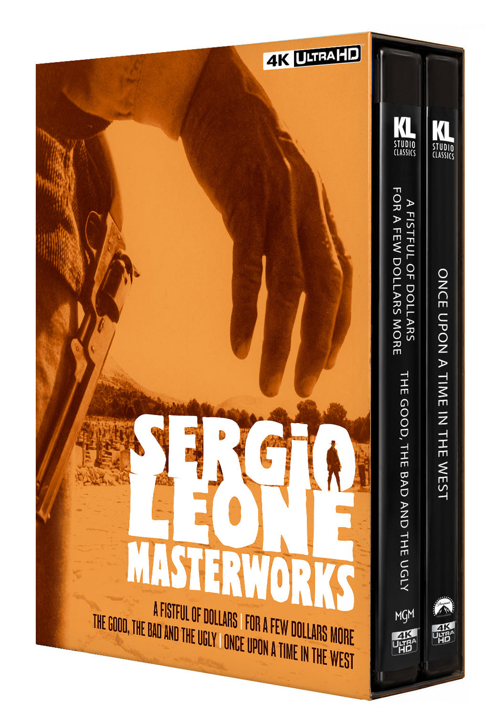 Sergio Leone: Masterworks (A Fistful of Dollars / For a Few Dollars More / The Good, the Bad and the Ugly / Once Upon a Time in the West) (4K UHD)