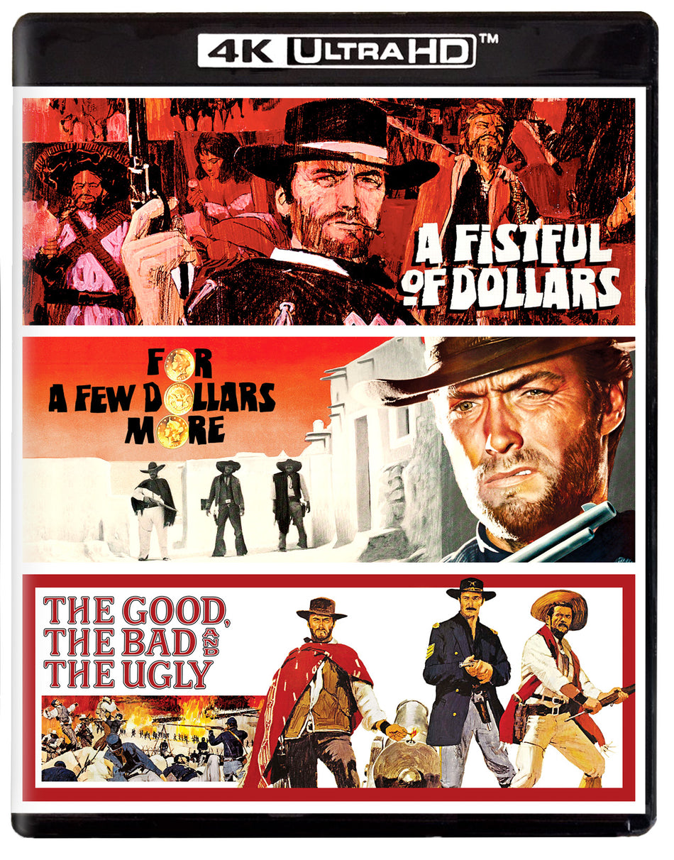 Sergio Leone: Masterworks (A Fistful of Dollars / For a Few Dollars More / The Good, the Bad and the Ugly / Once Upon a Time in the West) (4K UHD)