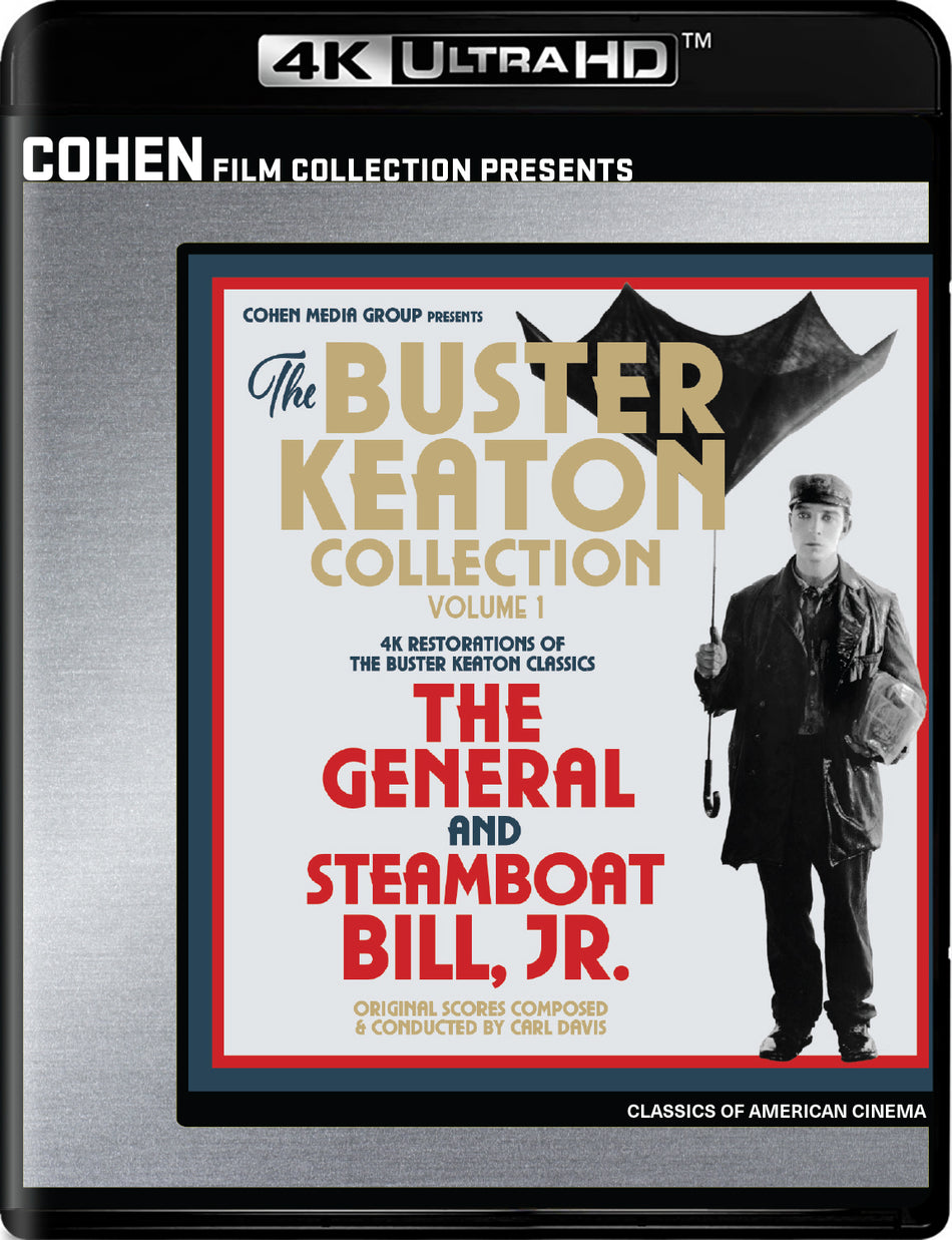 Buster Keaton Collection Volume 1: The General / Steamboat Bill, Jr. 4K UHD