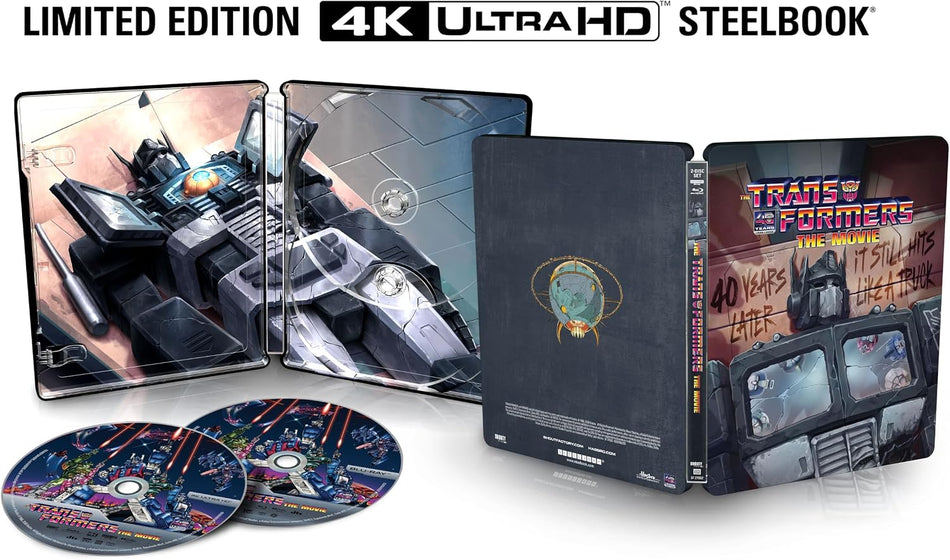 Transformers: The Movie - 40th Anniversary Limited Edition Steelbook (4K-UHD)