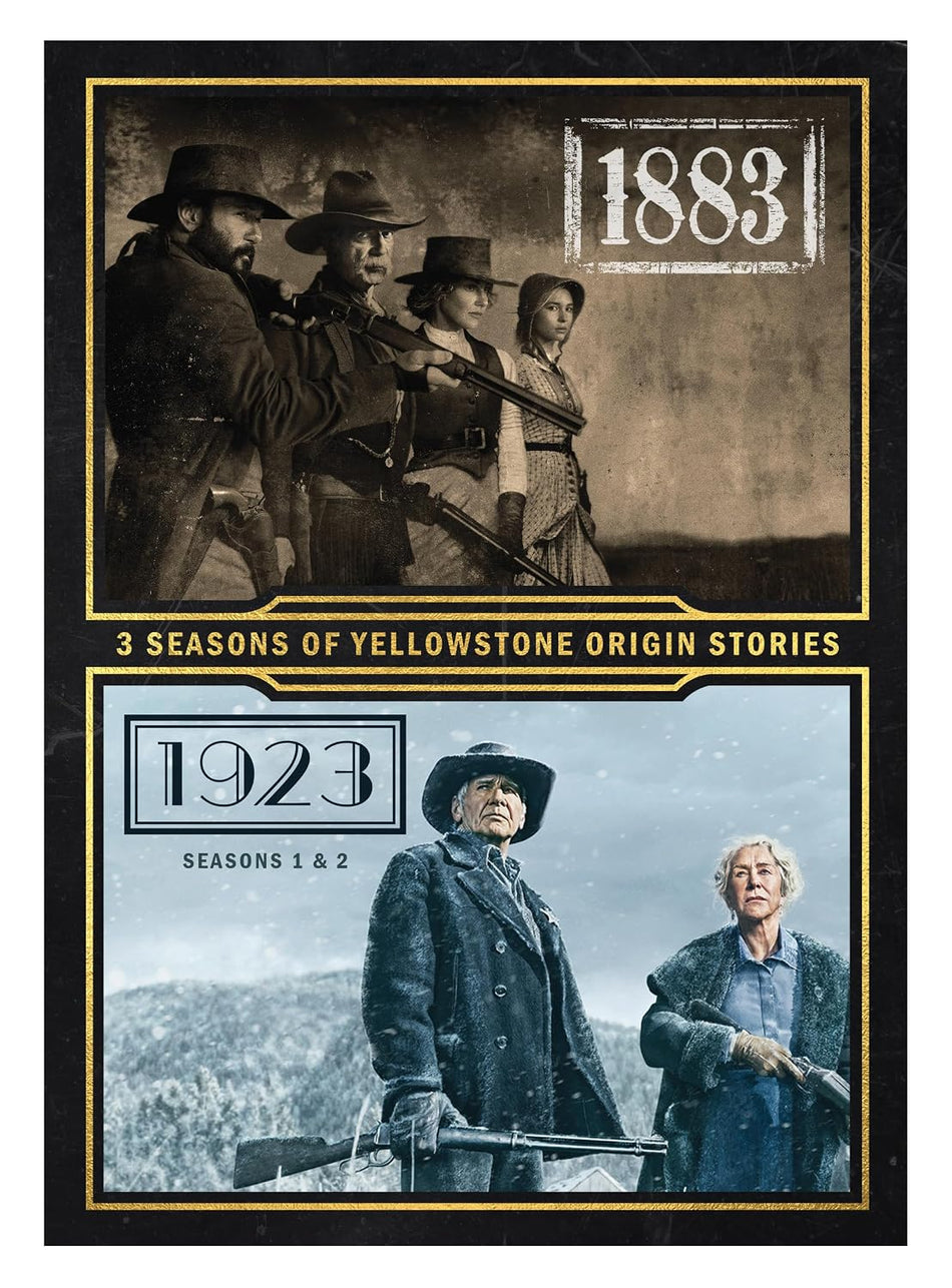 Yellowstone Origin Story: 1883, 1923 S1 & 2 - 3 Pack (DVD)