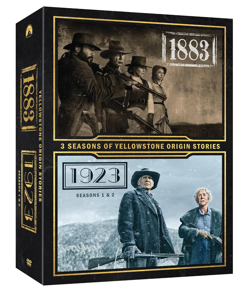Yellowstone Origin Story: 1883, 1923 S1 & 2 - 3 Pack (DVD)