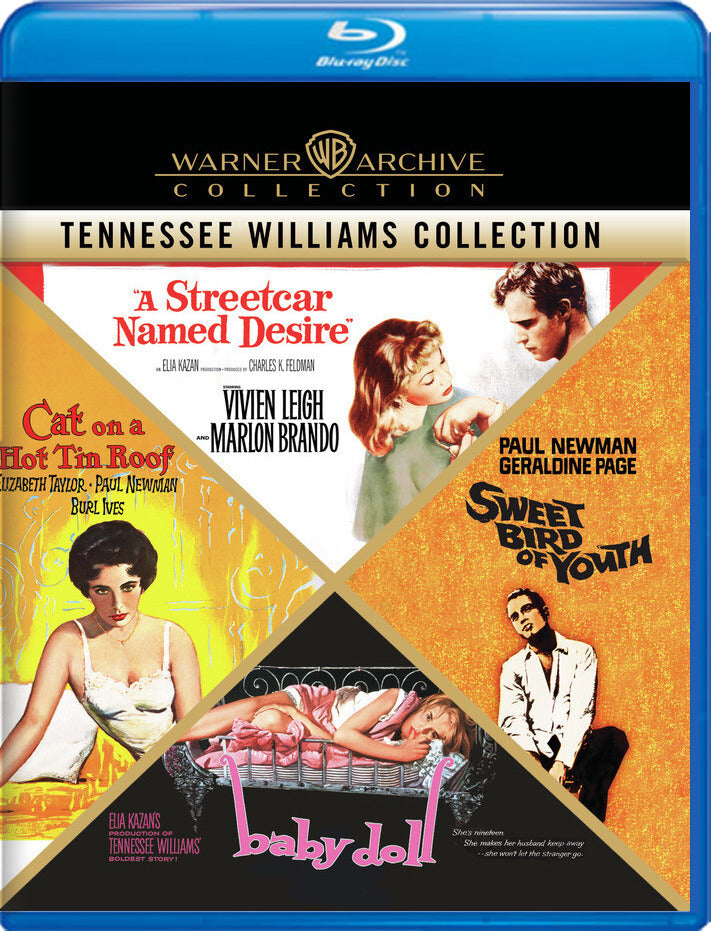 Tennessee Williams - 4 Film Collections Bluray