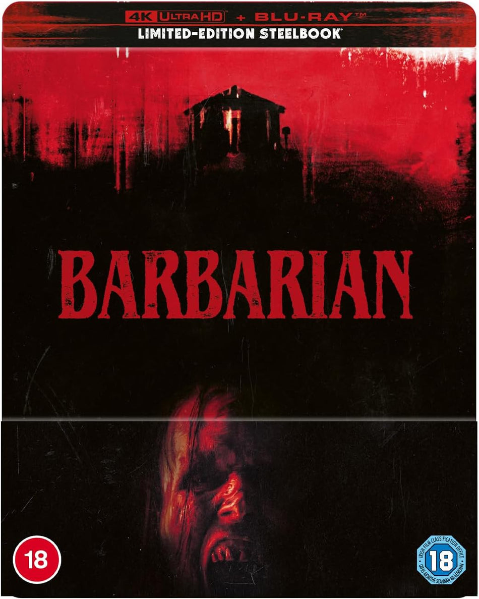 Barbarian Limited Edition Steelbook 4K Ultra HD + Blu-Ray (Region B)