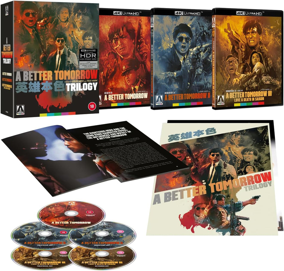 Better Tomorrow Trilogy Limited Edition 4K Ultra HD + Blu-ray (Region B)