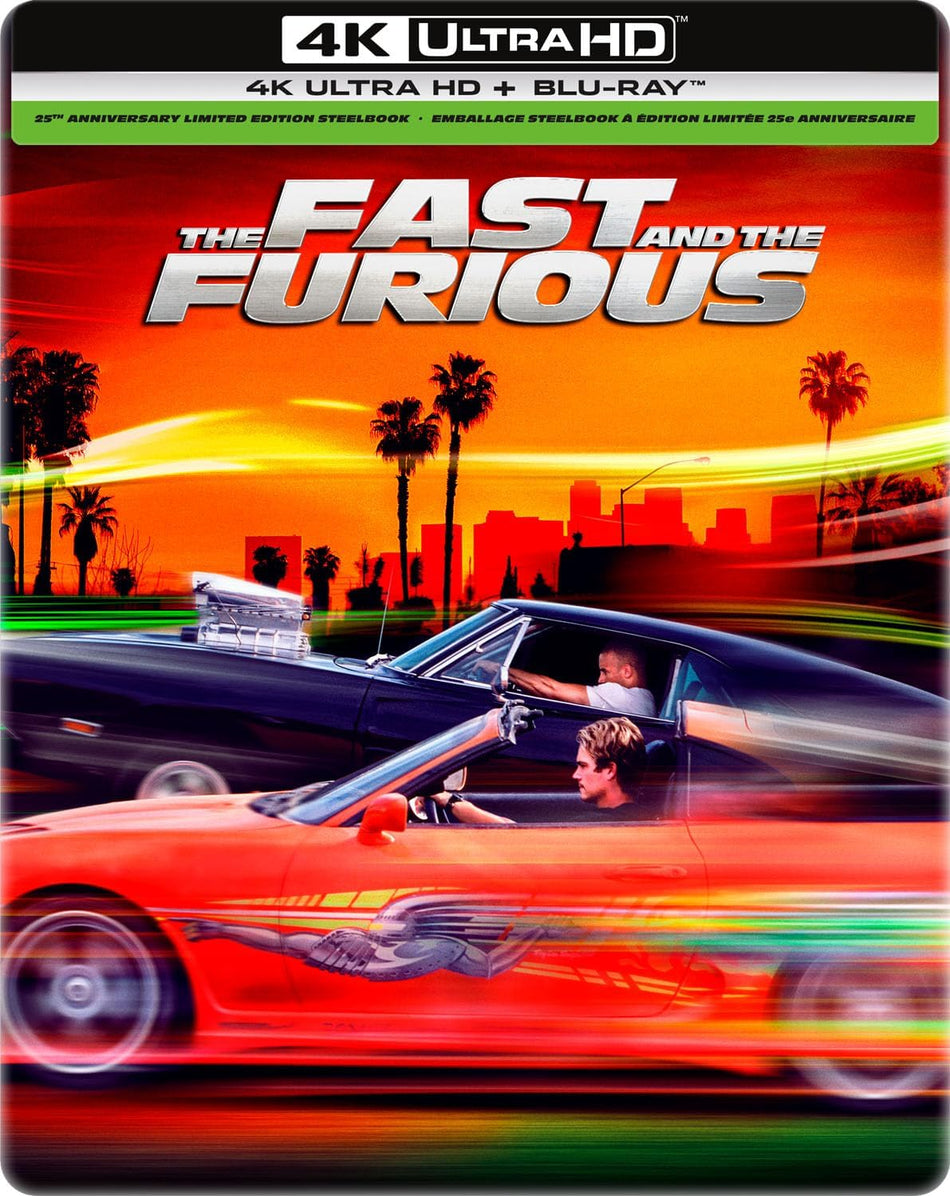 Fast And The Furious, The - 25th Anniversary Edition Steelbook (4K UHD)