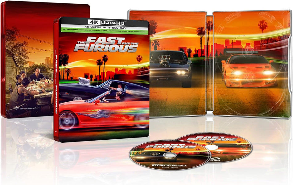 Fast And The Furious, The - 25th Anniversary Edition Steelbook (4K UHD)