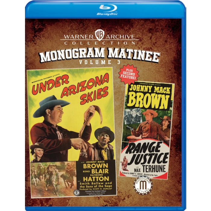 Monogram Matinee Vol. 3 - Under Arizona Skies And Range Justice [Blu-Ray]