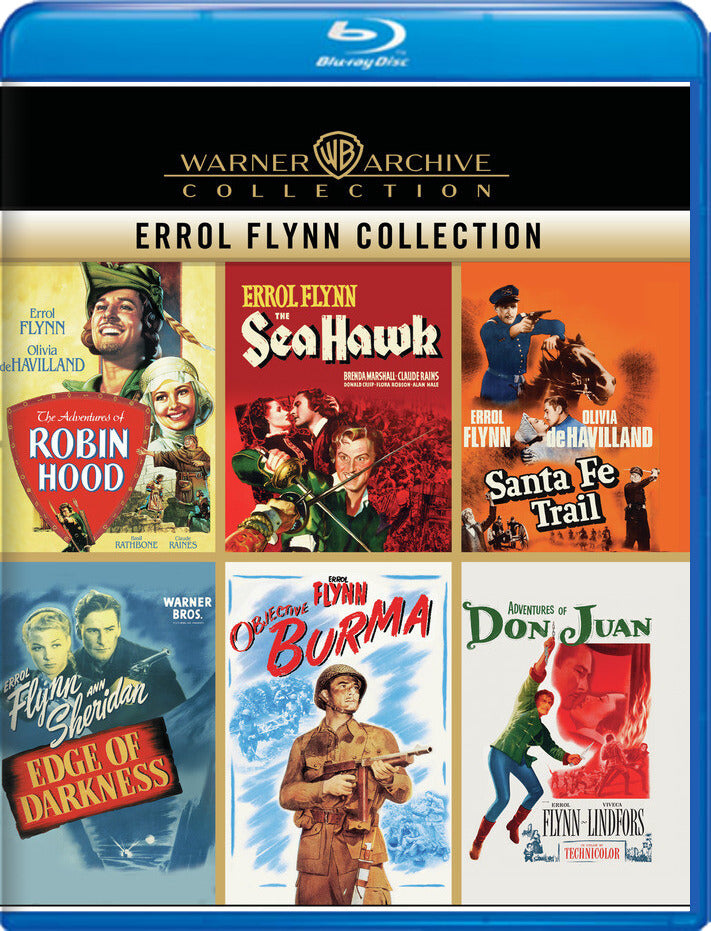 Errol Flynn - 6 Film Collection Bluray