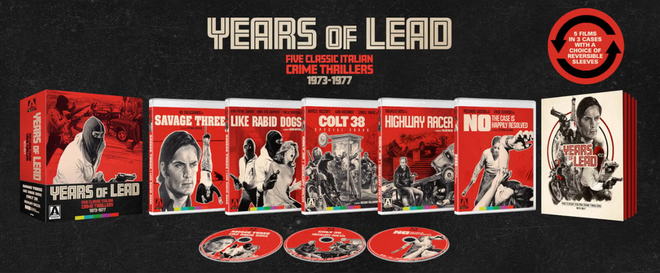 Years Of Lead: Five Classic Italian Crime Thrillers 1973-1977 (Blu-Ray)