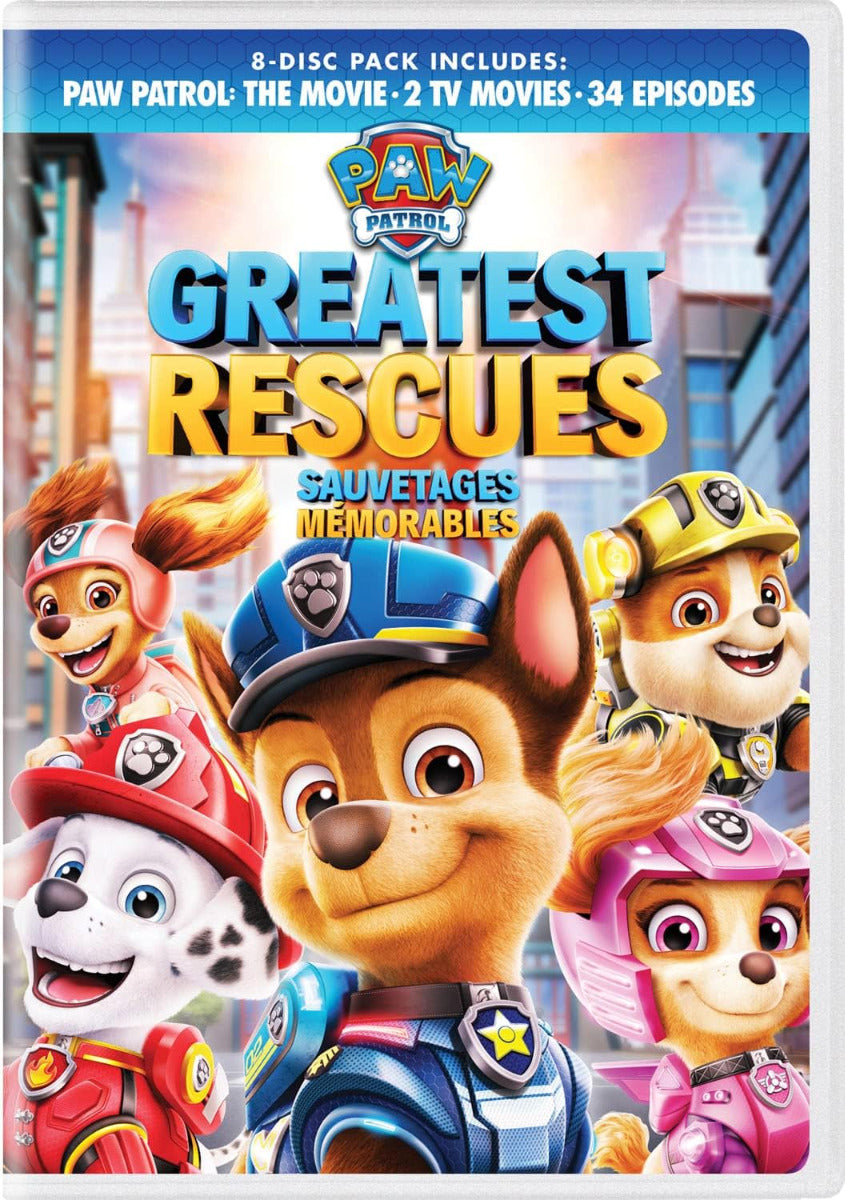 Paw Patrol: Greatest Rescues Pack Dvd