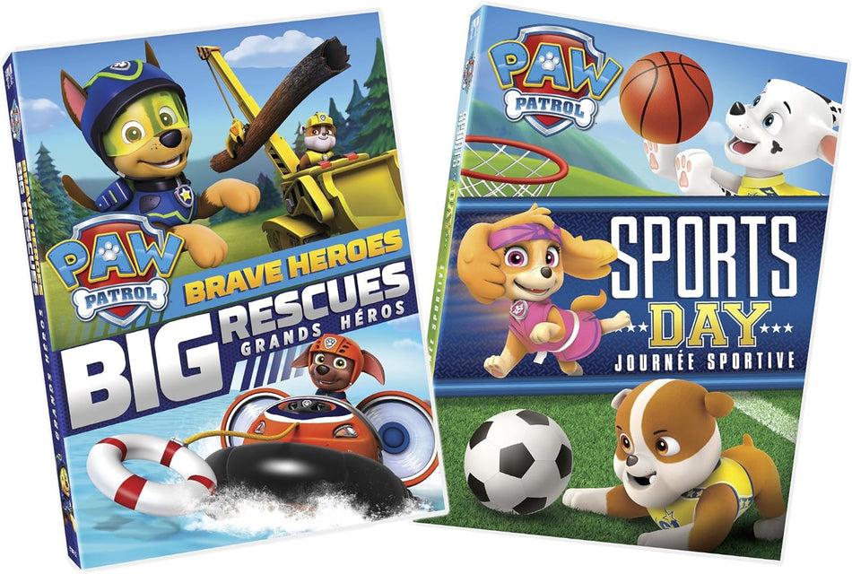 Paw Patrol: Brave Heroes Big Rescues / Paw Patrol: Sports Day 2-Pack Dvd