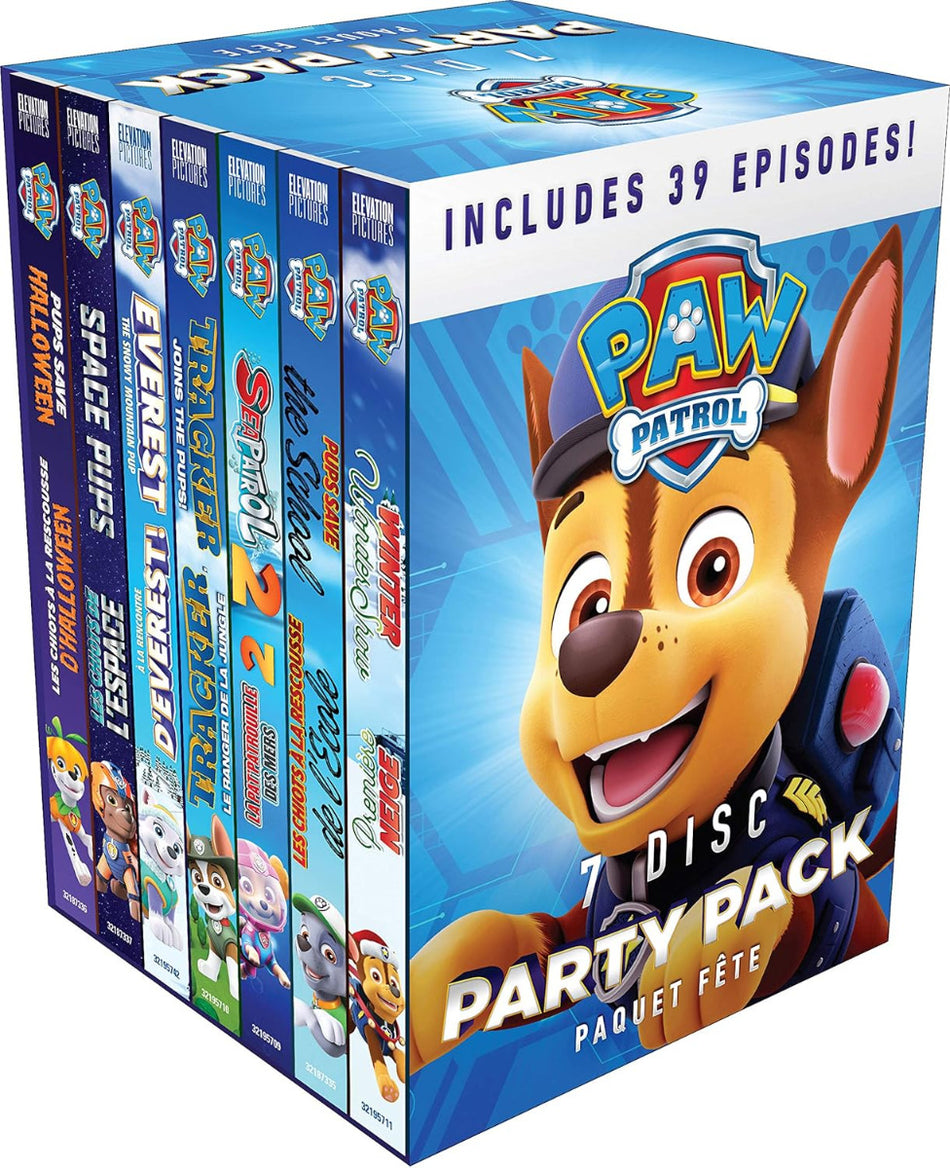 Paw Patrol: 7-Disc Party Pack Dvd