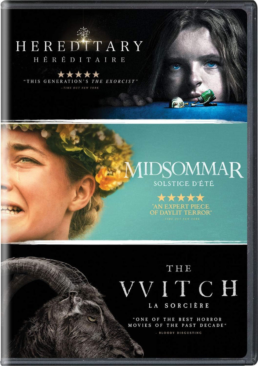 Horror Pack: The Witch, Hereditary, Midsommar Dvd