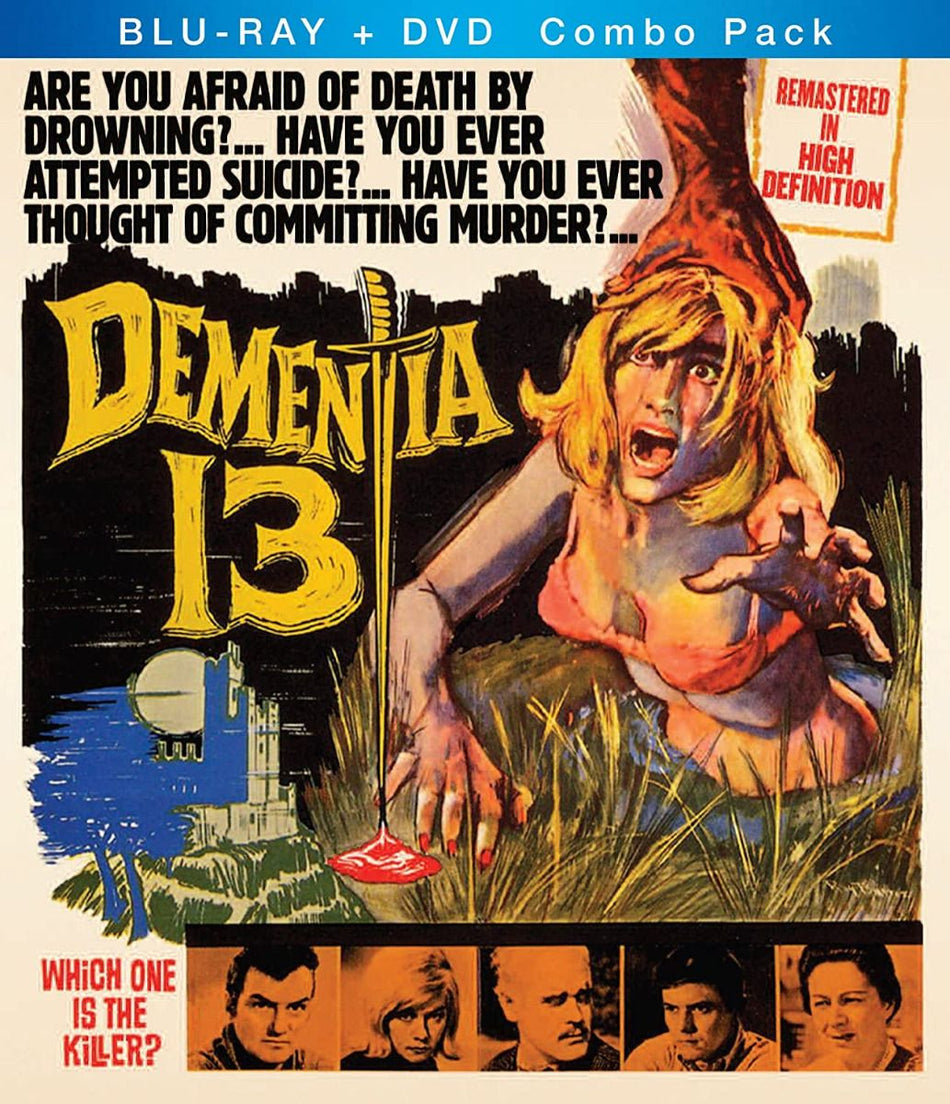 Dementia 13 Blu-Ray + Dvd Combo Pack Blu-Ray+Dvd