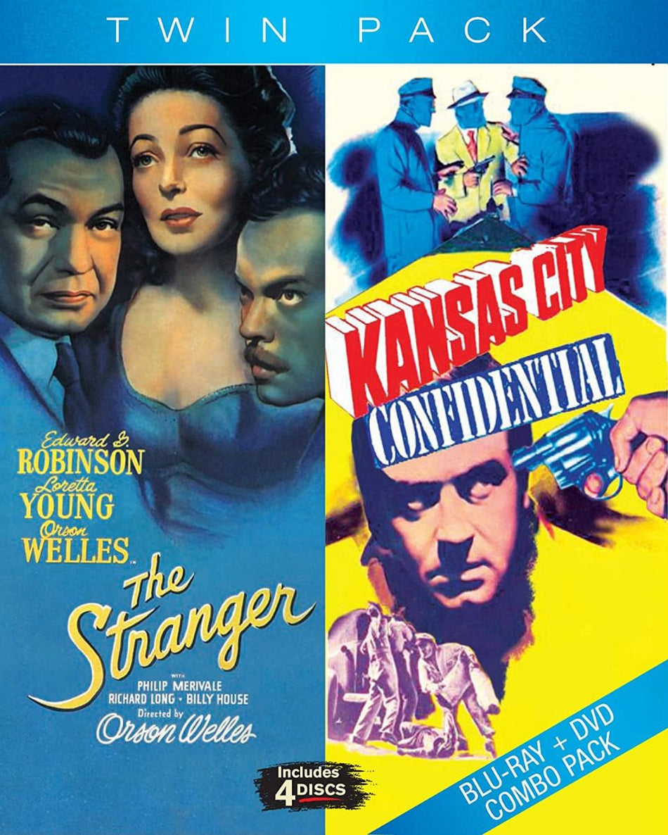 Blu-Ray Twin Pack: Kansas City Confidential & The Stranger Blu-Ray+Dvd