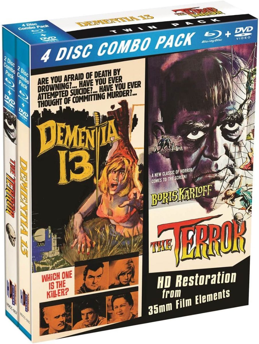 Blu Ray Twin Pack: The Terror-Dementia 13  Blu-Ray+Dvd