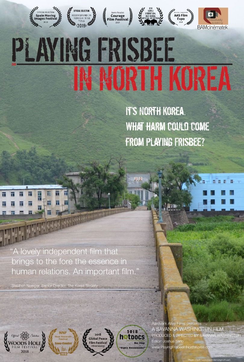 Playing Frisbee In North Korea