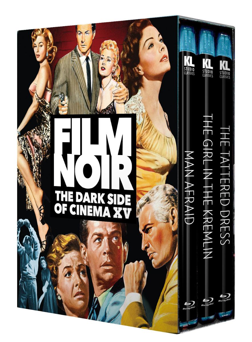 Film Noir:Dark Side Of Cinema Xv[Man Afraid/Girl Kremlin/Tattered Dress] Bluray