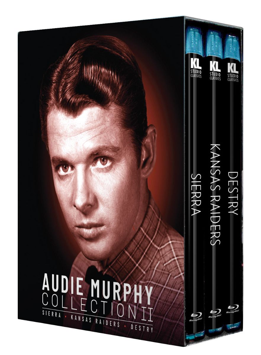 Audie Murphy Collection Ii [Sierra / Kansas Raiders / Destry] Bluray