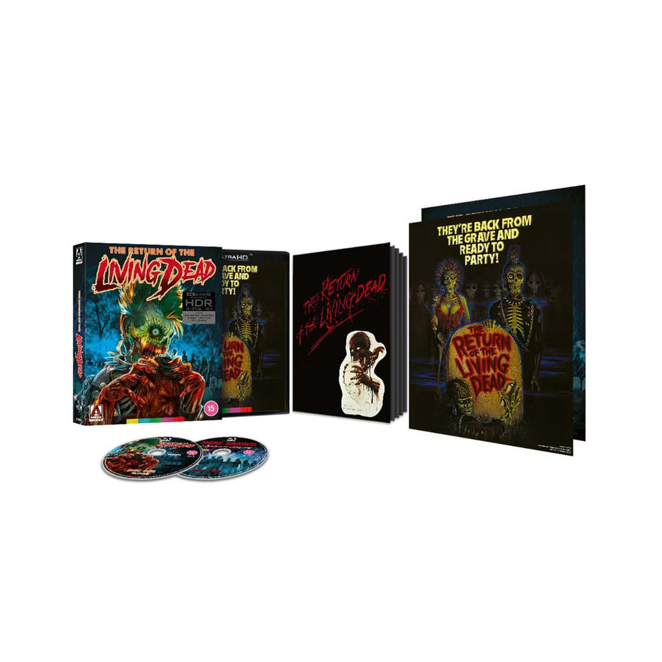 Return Of The Living Dead Limited Edition 4K Ultra HD + Bluray (Region B) Import