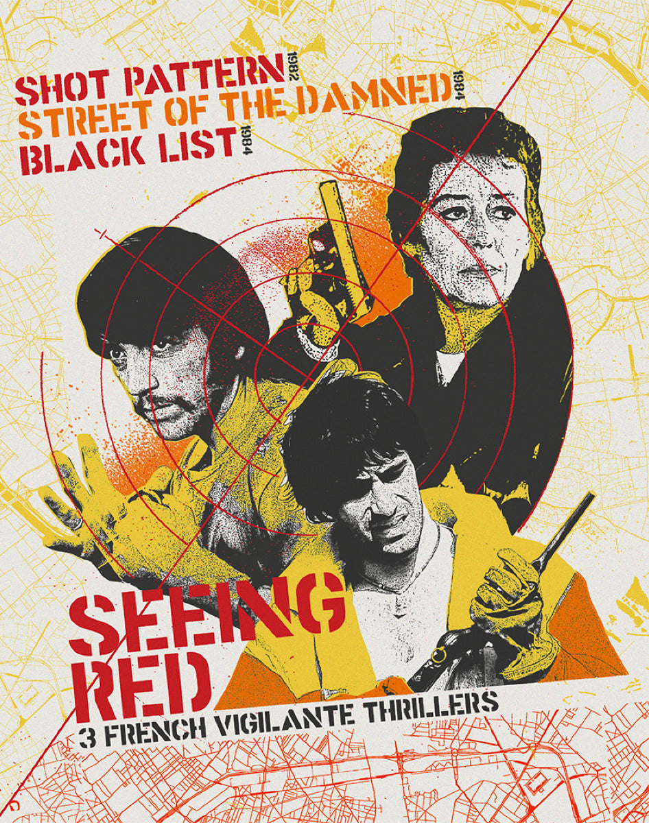 Seeing Red: 3 French Vigilante Thrillers Bluray