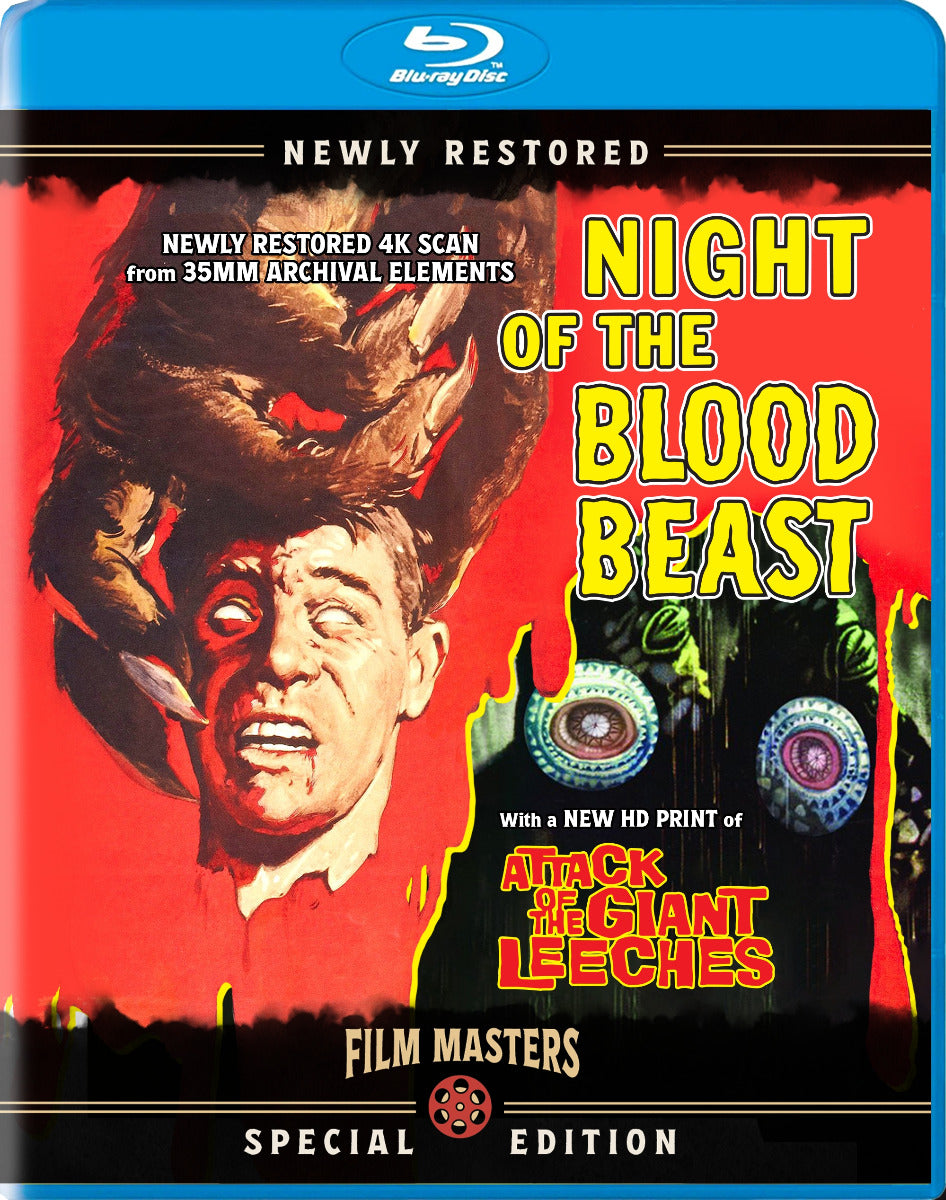 Night Of The Blood Beast (58) W/Attack Of The Giant Leeches (59) Blu-Ray
