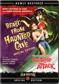 Beast From Haunted Cave (1959) With Bonus Film, Ski Troop Attack (1960) Dvd