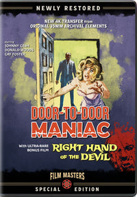 Door To Door Maniac (1961) With Bonus Film, Right Hand Of The Devil (1963) Dvd