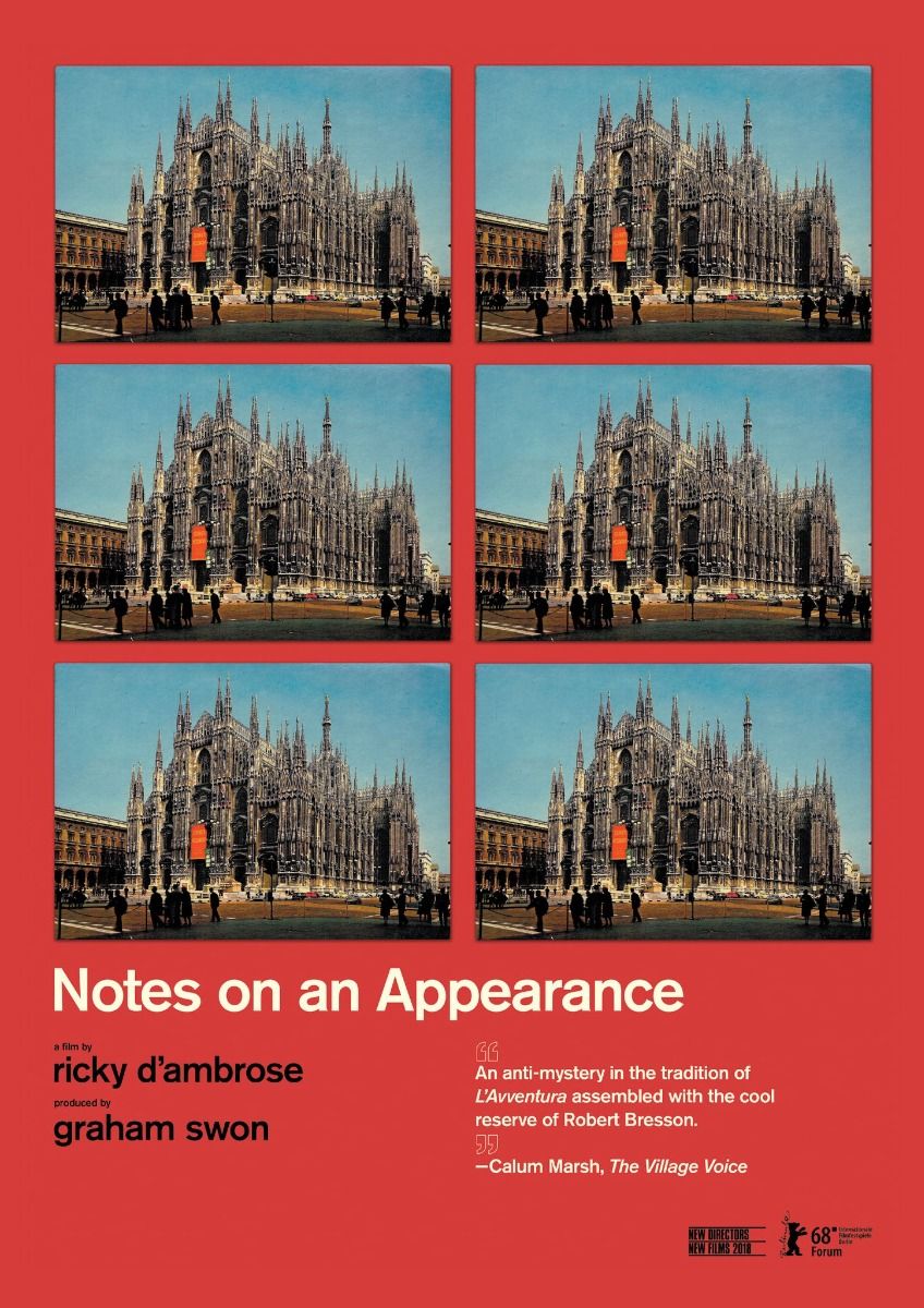 Notes On An Appearance Dvd