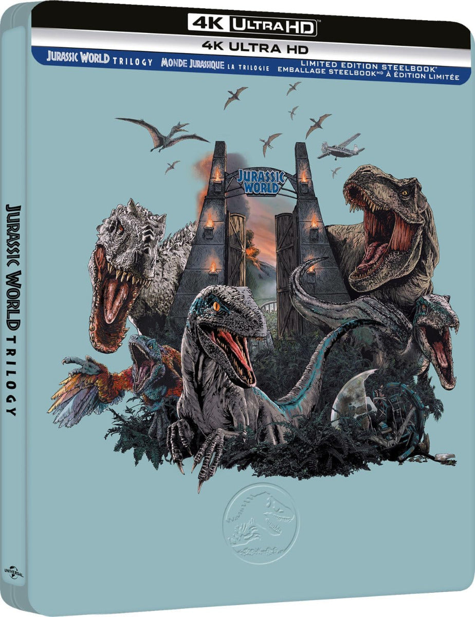 Jurassic World Trilogy  Limited Edition Steelbook 4Kuhd