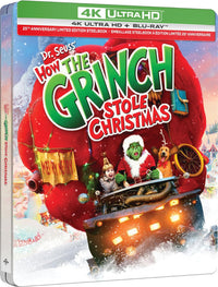 Dr. Seuss How The Grinch Stole Christmas (2000) - Steelbook (4K-UHD)
