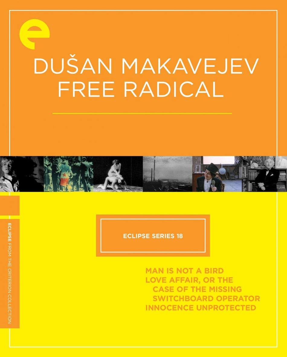 Eclipse Series 18: Dusan Makavejev Free Radical Dvd