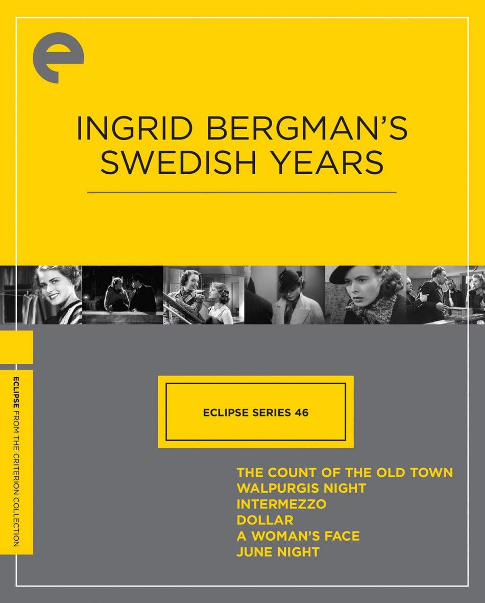 Eclipse Series 46: Ingrid Bergman'S Swedish Years Dvd